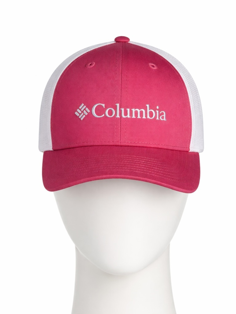 Columbia Fuchsia and White Trucker Hat